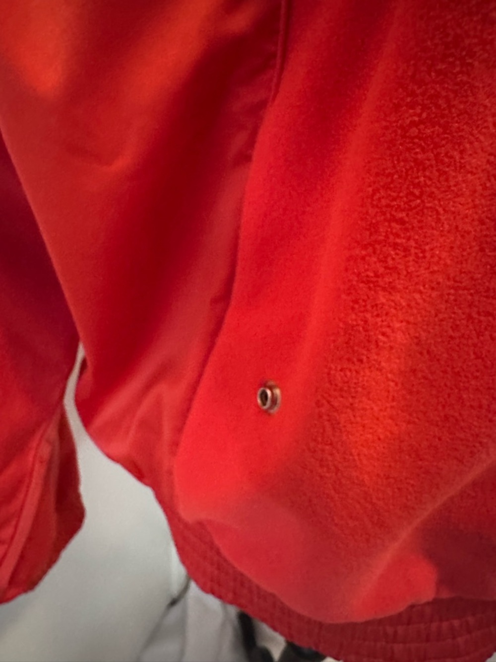 ATHLETA Zion Microfleece Full Zip Athletic Baseball Jacket Red/Orange - Picture 2 of 12
